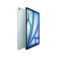 Apple iPad Air M3 Wi‑Fi + Cellular 1024 GB 11 inç mavi tablet, önden ve arkadan görünüm.