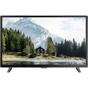 Sunny SN32DAL540 HD Ready HD TV, siyah çerçeveli televizyon ve dağ manzaralı ekranı