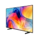 Samsung 50M71H Ultra HD 4K TV, siyah çerçeveli ekranı ve ayaklı tasarımıyla renkli görüntü sunuyor