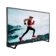 Axen AX39HDAB04 HD Ready LED TV, ekranda dağ manzarasında koşan sporcu görüntüsüyle siyah ekran tasarımı