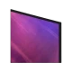 Samsung 65AU9072 Ultra HD 4K LED televizyon, siyah çerçeveli genel renk tasarımı.