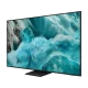 Samsung 55Q7F5 Ultra HD 4K QLED televizyon, genel renk tasarımlı, canlı mavi doğa sahnesi ekranda