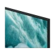 Samsung 55Q7F5 Ultra HD 4K QLED TV siyah çerçeveli, canlı mavi deniz görüntülü ekranı ile önden görünüm.