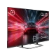 Beko B 965 C AI Ultra HD 4K TV, siyah çerçeveli ekranda kırmızı spor otomobil görüntüsü