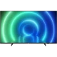 Philips 65PUS7506 Ultra HD 4K LED televizyon; canlı mavi-yeşil dairesel arka plan ekranda görünüyor.
