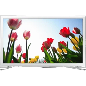 Samsung 32H4580 HD Ready HD TV, genel renkli ekranında canlı çiçek manzarası görülüyor