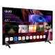 Sunny SN65QMN252 Ultra HD 4K TV, 65 inç QLED ekranı ve webOS arayüzüyle siyah tasarımda önden görünüm