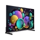 Vestel 43UA9631 Ultra HD 4K LED televizyon, renkli küre desenli ekranıyla önden görünür