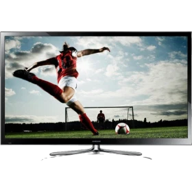 Samsung PS60F5500 Full HD FHD televizyon, ekranda futbol sahnesi ve oyuncu sahnelenmiş vitrın görseli
