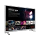 Arçelik A43L 8860 5S Ultra HD 4K LED televizyon, gümüş çerçeveli ekranında Netflix arayüzü açıkken görüntüleniyor.