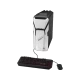 Asus ROG Strix GD30CI-TR004D masaüstü bilgisayar, beyaz-siyah kasa, klavye ve mouse seti