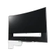 LG 105UC9V Ultra HD 5K LED televizyon, genel siyah ekranlı tasarım ve ince çerçeve