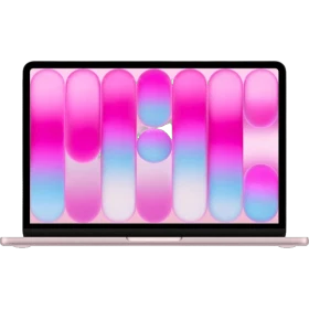 Apple MacBook Neo pembe laptop, önden açık ekranlı ana vitrin ürünü