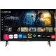 Onvo 43VQ80F2FA Full HD LED televizyon, siyah çerçeveli ekranında yayın platformları menüsüyle önden görünür