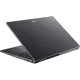 Gri Acer Aspire Go 15 AG15-51P-51XY iş ve ofis laptopu, yarı açık kapaklı yandan görünüm