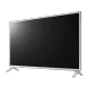 LG 49UN73903LE Ultra HD 4K LED televizyon, ince çerçeveli genel renk tasarım, siyah ekran görünümlü