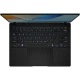Asus Vivobook S14 OLED S5406SA-QD070W siyah ultrabook klavye ve OLED ekran görünümü