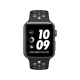 Apple Watch Nike+ Series 2 akıllı saat, uzay grisi alüminyum kasa ve siyah Nike spor kordon