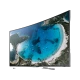 Samsung 55H8000 Full HD FHD TV, genel renk; deniz manzaralı canlı ekran görünümü ile modern televizyon