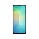Samsung Galaxy A06 siyah akıllı telefon, önden görünüm, geniş ekran ve damla çentikli tasarım