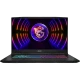 MSI Katana 17 B12VEK-083XTR siyah oyuncu laptop, RGB ejderha temalı ekran ışığıyla önden görünüyor