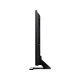Samsung 40JU6470 Ultra HD 4K TV’nin yan bağlantı noktaları ve standı, genel siyah tasarım
