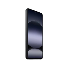 Xiaomi Redmi Note 14 5G siyah akıllı telefon, ön yüz ekran tasarımı ve ince çerçeveli görünüm