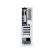 MSI PE130 8RB-022EU masaüstü bilgisayarın beyaz kasalı arka paneli ve bağlantı noktaları