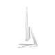 Acer Aspire C22-865 beyaz masaüstü bilgisayarın ince yan görünümü ve ergonomik standı