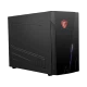 MSI Infinite S 9SC-010EU siyah masaüstü bilgisayar, şık kasa tasarımı ve RGB aydınlatmalı ön paneliyle