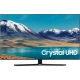 Samsung 55TU8500 Ultra HD 4K LED televizyon, dağ manzaralı ekran görüntüsüyle vitrin ürünü, genel renk