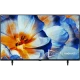 Beko B55 D 790 B Ultra HD 4K TV, çiçek desenli ekranı ve ince siyah çerçevesiyle önden görünüm