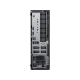 Dell Optiplex 3070 N506O3070SFF_U masaüstü bilgisayarın siyah-gri, bağlantı noktaları ve havalandırmalı arka yüzü