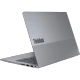 Lenovo ThinkBook 14 G7 ARP 21MV0096TR gri iş ve ofis laptopu, yarı açık açıdan arka kapak tasarımıyla
