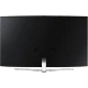 Samsung 88JS9500 Ultra HD 4K TV siyah ekranlı tasarım, televizyon standı ve arka görünüm detayı.