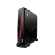 MSI Trident A 9SC-651XTR siyah masaüstü bilgisayar, ince kasası ve kırmızı LED aydınlatmasıyla