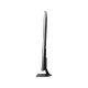Philips 42PUS7809 Ultra HD 4K LED televizyon, siyah renkli ince tasarım ve ayaklı dikey görünüm
