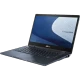 Asus ExpertBook B3 Flip B3402FVA-I58512B2D009 siyah 2'si 1 arada laptop, açılmış ekran ve klavye görünümü