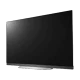 LG OLED65E7V Ultra HD 4K OLED televizyon, genel siyah renkte ince ekran tasarımı
