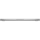 Apple MacBook Pro M4 10CPU 10GPU 14.2 inç gümüş laptop, kapalı halde yandan görünüm
