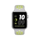 Apple Watch Nike+ Series 2 38 mm gümüş kasa, mat gümüş Volt Nike spor kordonlu akıllı saat