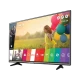 LG 60UH605V Ultra HD 4K LED televizyon; canlı Live TV ve uygulama ekranı ile genel renkli siyah kasa görünümü