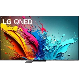 LG 55QNED86T6A Ultra HD 4K QNED televizyon, canlı renkli ekran görseliyle vitrin ürünü, genel renk