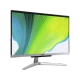 Acer Aspire C22-963 masaüstü bilgisayar, siyah çerçeveli geniş ekranı ve gümüş renkli ayağıyla görünür hale geliyor