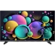 Vestel 43UA9631 Ultra HD 4K LED TV, renkli küre desenli ekranıyla önden görünüm