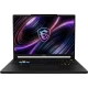 MSI Raider A16 HX B8WH-011TR siyah oyuncu laptop ekranında neon desenli arayüz görünüyor.