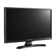 LG 24TK410U-PZ HD Ready LED TV, genel siyah tasarımlı düz ekran televizyon