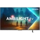 Philips 65PUS8200 Ultra HD 4K LED televizyon; AMBILIGHT TV ekranında renkli ışık efekti görünüyor.
