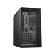 Dell Precision T3630 siyah masaüstü bilgisayar kasası, havalandırma ızgaralı ön panel ve güç düğmesiyle