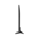 LG 60UH605V Ultra HD 4K LED televizyonun ince siyah standlı yan görünümü, genel renk.